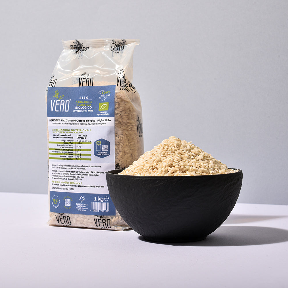 RISO CARNAROLI CLASSICO BIOLOGICO VERO RISO Regular 1kg
