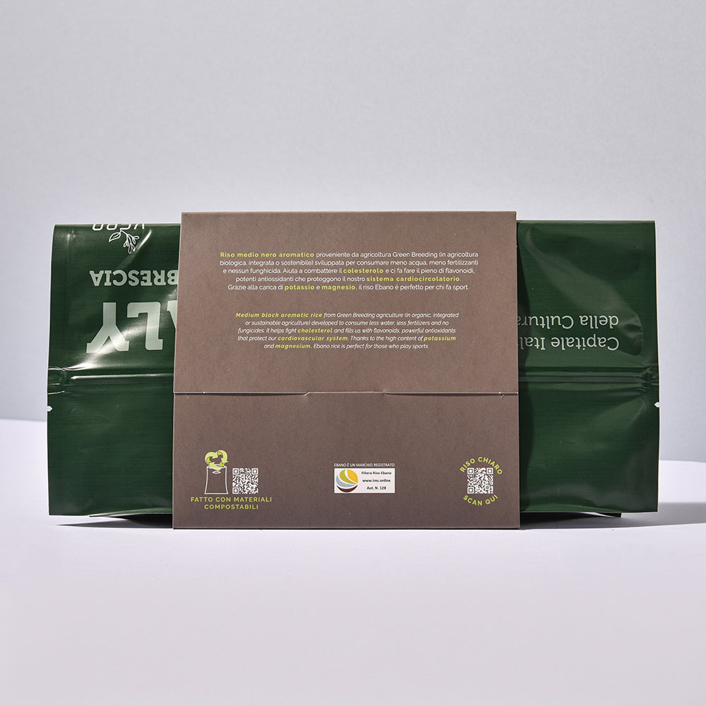 RISO NERO <br> EBANO INTEGRALE <br> VERO RISO EcoBAG | 1kg