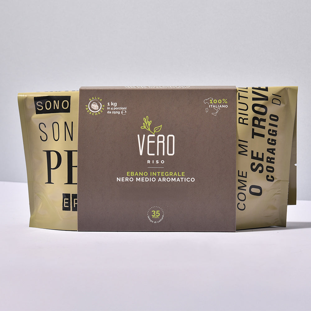 RISO NERO <br> EBANO INTEGRALE <br> VERO RISO EcoBAG | 1kg