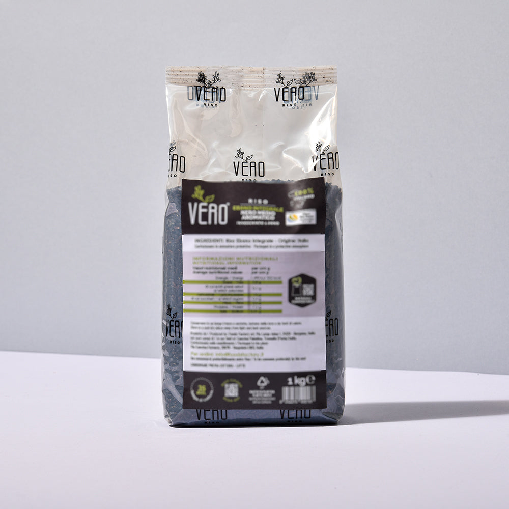 RISO NERO <br> EBANO INTEGRALE <br> VERO RISO Regular | 1kg
