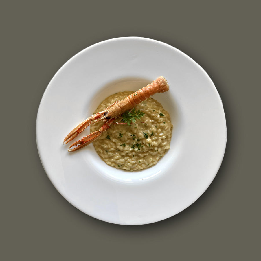 RISOTTO CON CREMA DI SCAMPI